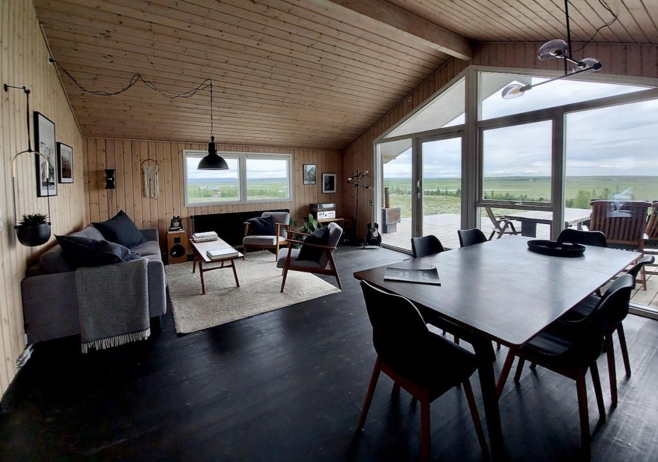 Hilltop Cabin Hekla - Golden Circle - Geysir - Mountain View Reykholt  Exterior photo